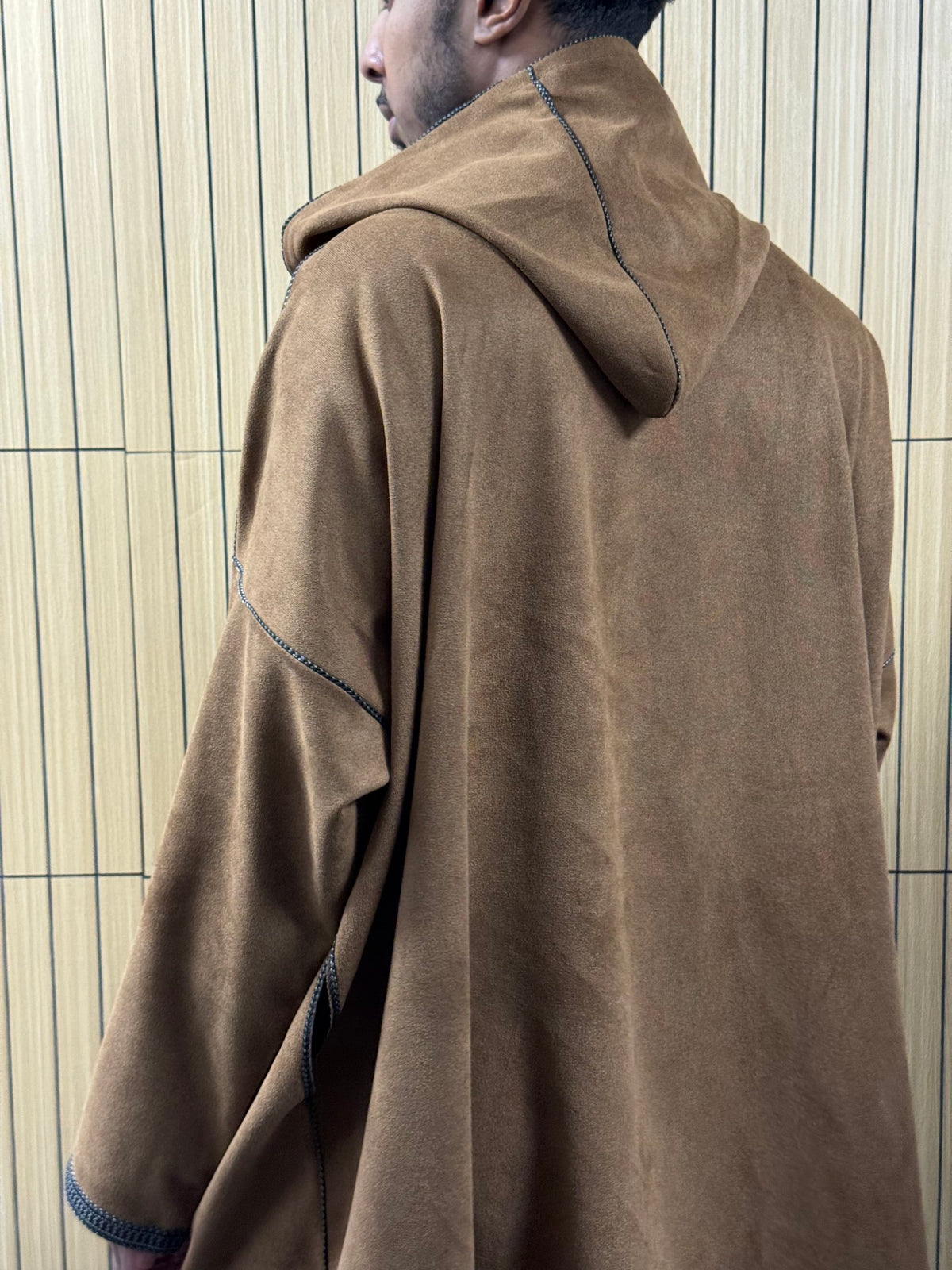 Walnut Brown Suede Winter Jallaba
