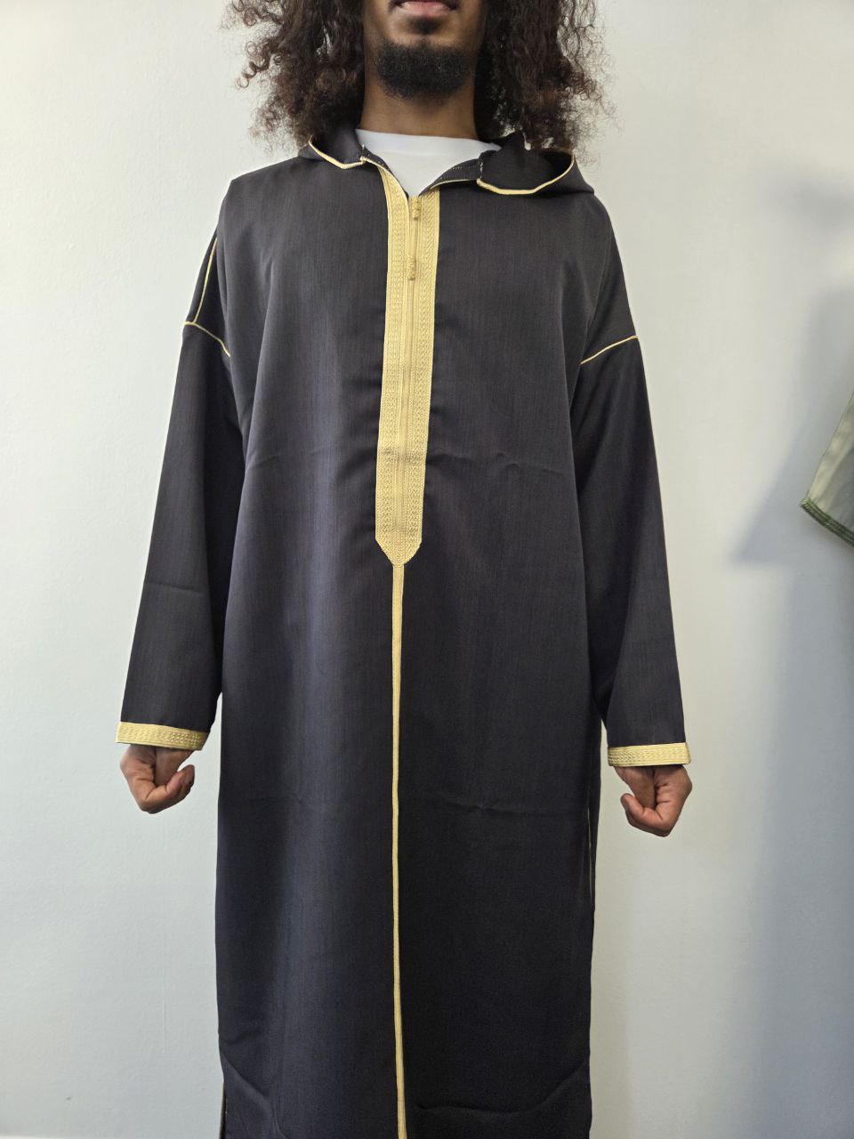 Black & Gold brushed steel Jallaba
