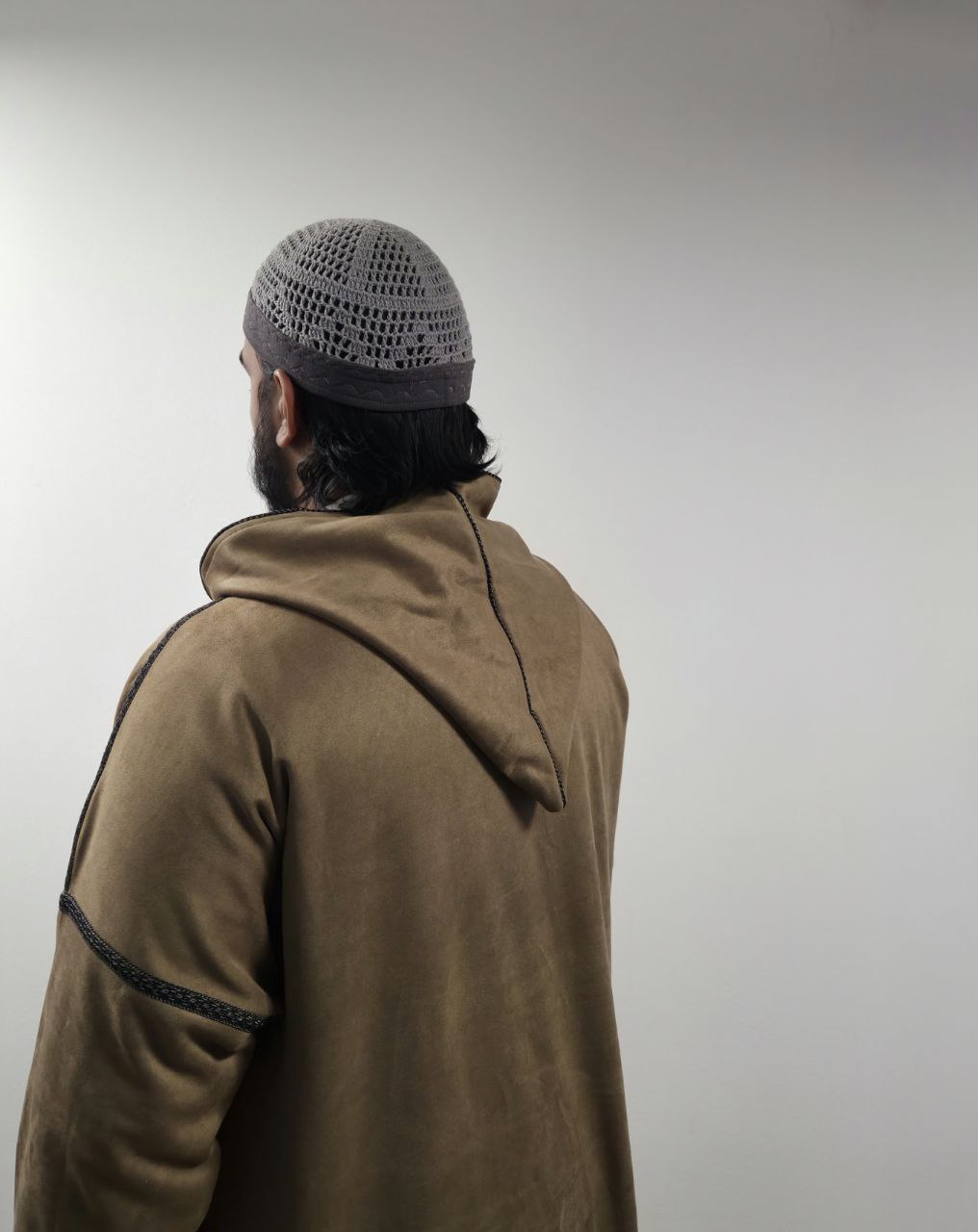 Nomad Tan Brown Suede Winter Jallaba